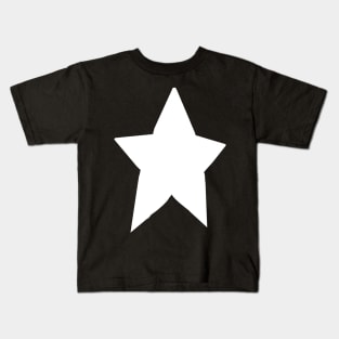 Minimal Chonk White Star Kids T-Shirt